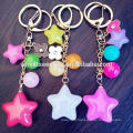 aliexpress star shape acrylic promotional wholesale plastic keychain